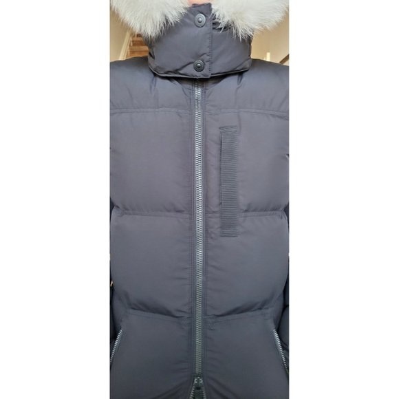 Moose Knuckles Women's Long Black Down Coat X-Small - Picture 6 of 11